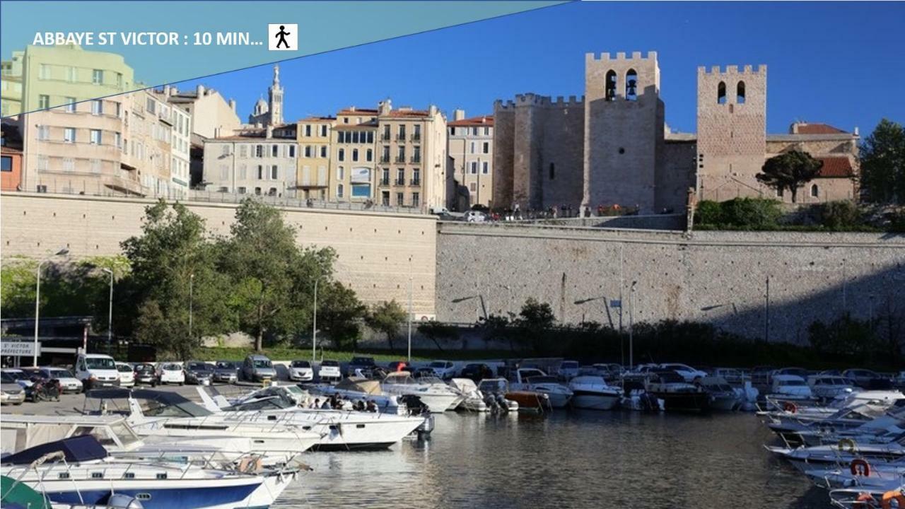 Happy T1 Tout Equipe - Confort - Vieux Port Marseille Bagian luar foto